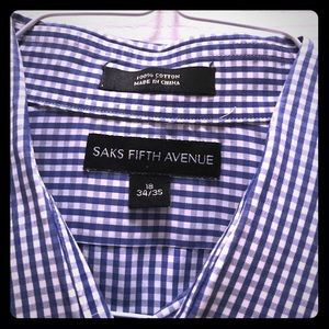 Sax 5th Ave - Blue Check Pattern